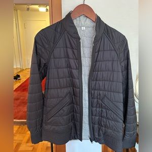 Lululemon nylon terry lined jacket